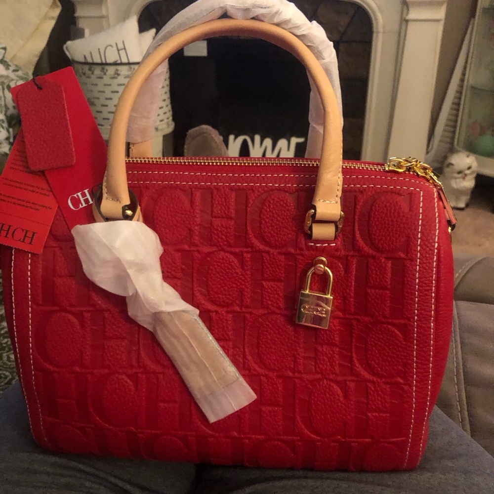 Carolina Herrera Red Handbag